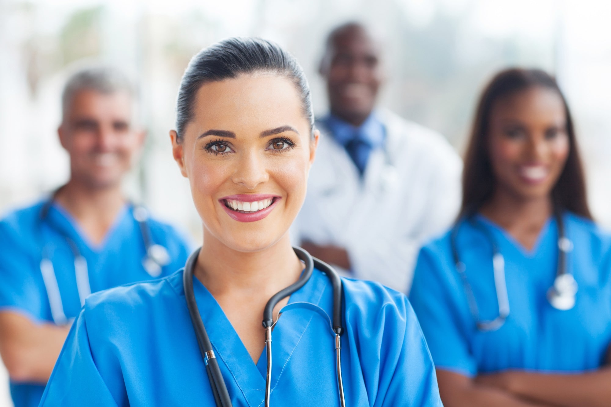 Group of Smiling Health Care Workers